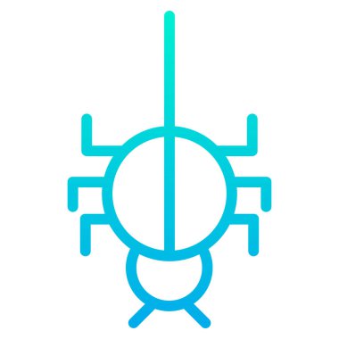 Böcek. Web simgesi basit illüstrasyon