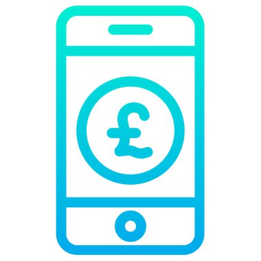 Beyaz üzerinde izole edilmiş pound minimalist vektör simgesi 