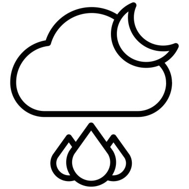 Bulut. Web simgesi basit tasarım