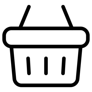 Alışveriş sepeti. Basit tasarım