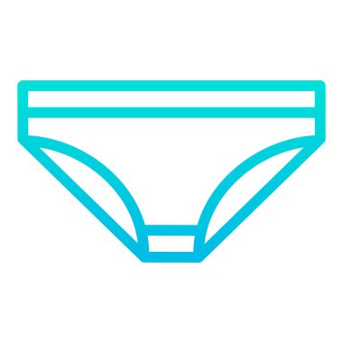 iç çamaşırı basit simgesi, vektör illüstrasyonu