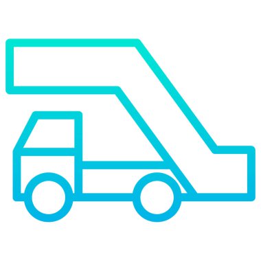 Kamyon. Web simgesi basit illüstrasyon