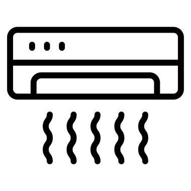 Klima. vektör ağ simgesi