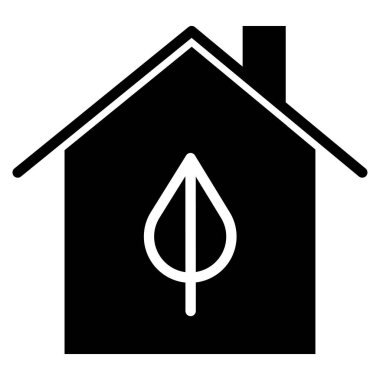  Eve. Web simgesi basit illüstrasyon