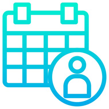 Takvim. Web simgesi basit illüstrasyon