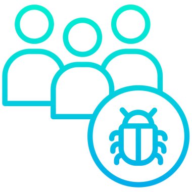 Basit kullanıcı arayüzü simgesi, vektör illüstrasyonu