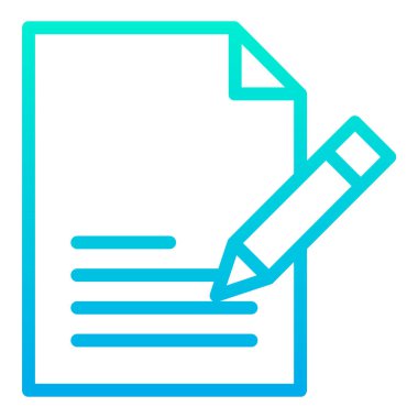 belge Arşivi, web simgesi, vektör basit illüstrasyon