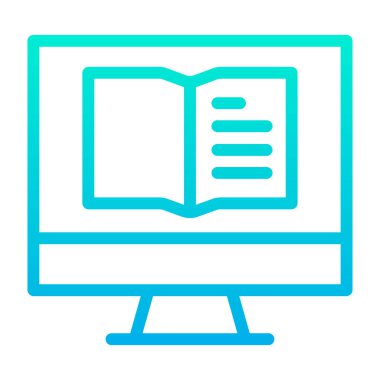 kitap simgesi, vektör illüstrasyonu