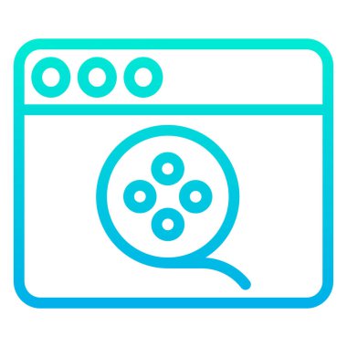 Gelişim için web tasarım simgesi. vektör illüstrasyonu