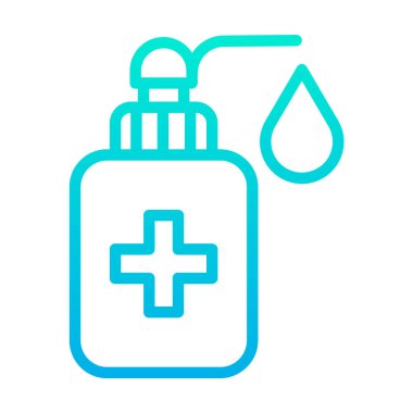 Tıbbi Sabun çizgisi vektör gösterimi