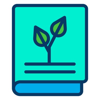 Bitki. Web simgesi basit illüstrasyon