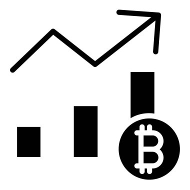 Basit iş grafik simgesi, vektör illüstrasyonu