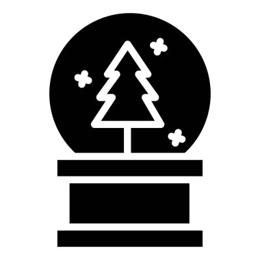 Noel ağacı simgesi vektör illüstrasyonuName
