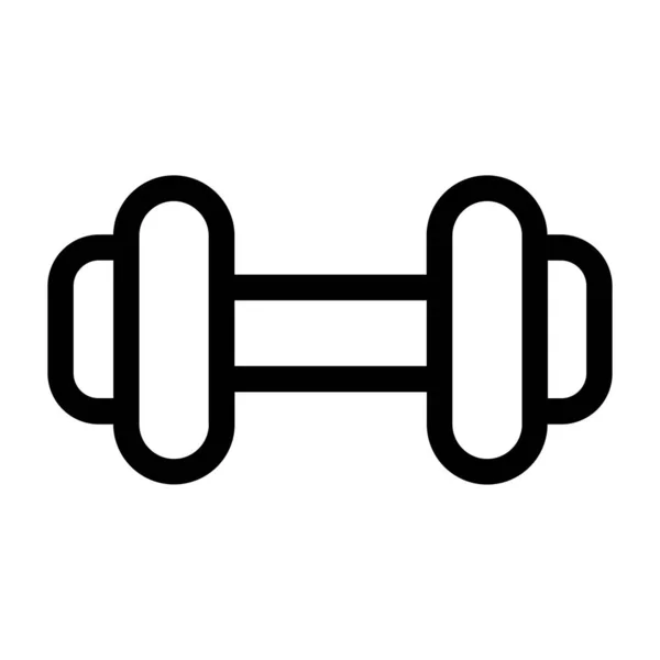 Fitness Vector Glyph Pictogram — Stockvector