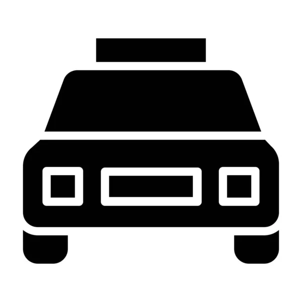 Vector Ilustración Coche Taxi Automóvil — Vector de stock