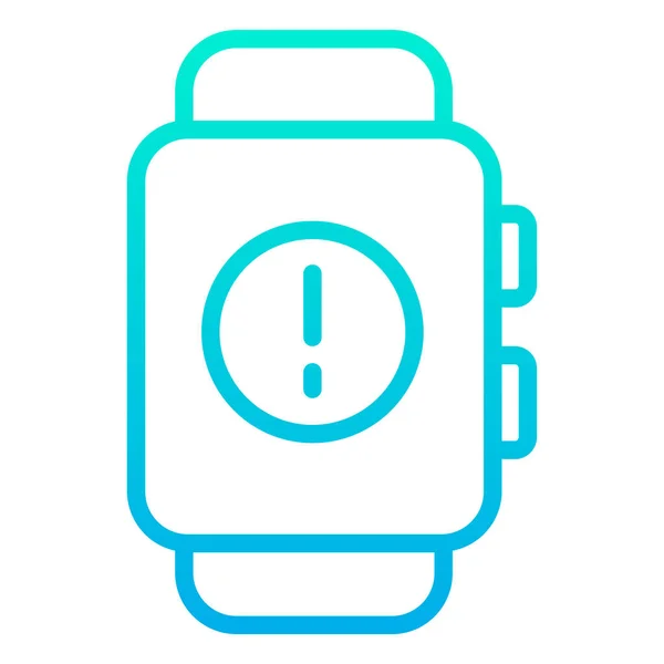 Simple Smartwatch Icono Vector Ilustración — Vector de stock