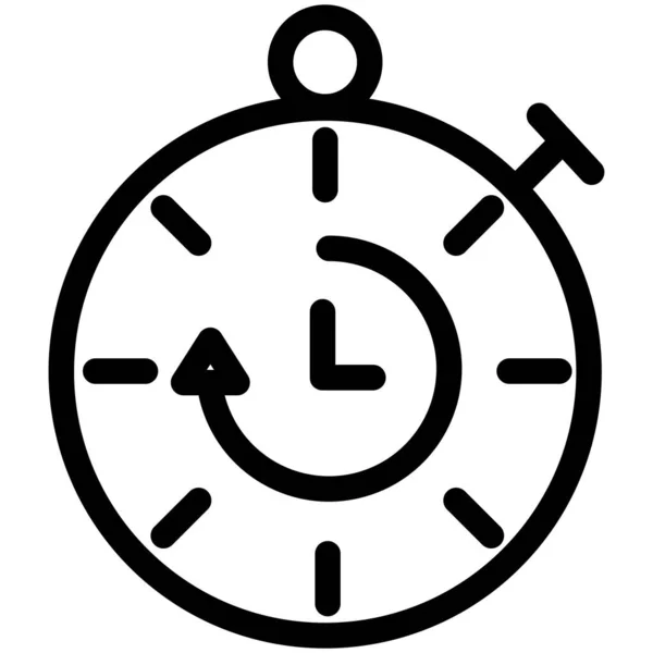 Simple Smartwatch Icono Vector Ilustración — Vector de stock