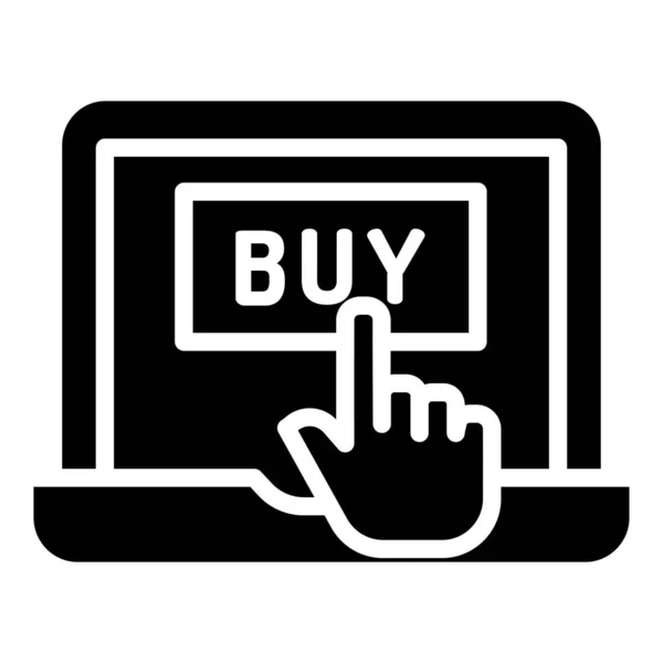 Online Shopping Simple Design — Stock Vector