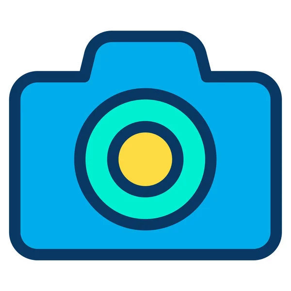 Camera Web Icon Simple Illustration — Stock Vector