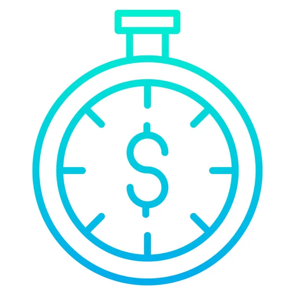 Timer Clock Web Icon Simple Illustration — Stock Vector
