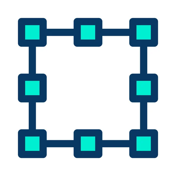 Illustration Vectorielle Icône Partage Réseau — Image vectorielle