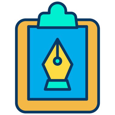 Beyaz arkaplanda basit vektör simgesi