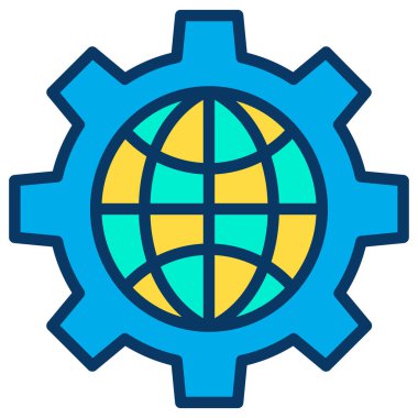 Beyaz arkaplan üzerindeki basit hacker vektör resimleme