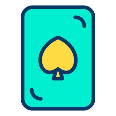 Kumarhane Web simgesi basit illüstrasyon