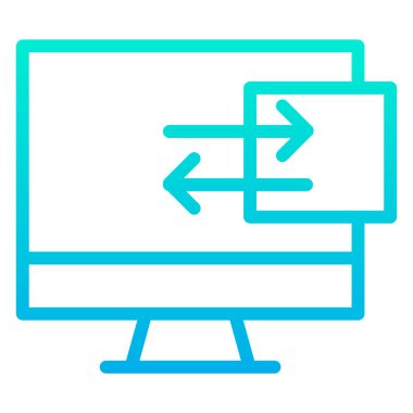 Beyaz üzerinde izole edilmiş simge, minimal vektör simgesi paylaş