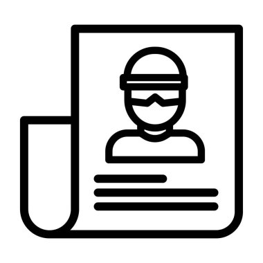 kullanıcı. Web simgesi basit illüstrasyon