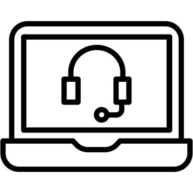 Basit simge, vektör illüstrasyonunu destekle