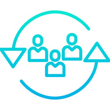 Basit kullanıcı arayüzü simgesi, vektör illüstrasyonu