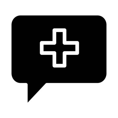 İleti ağı simgesi basit vektör illüstrasyonu