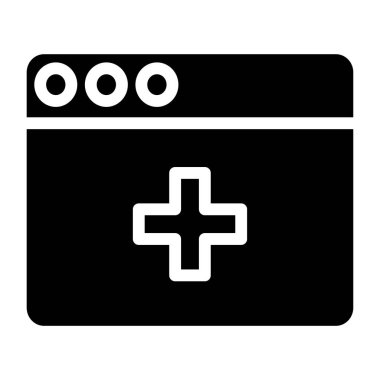 ekle. Web simgesi basit tasarım