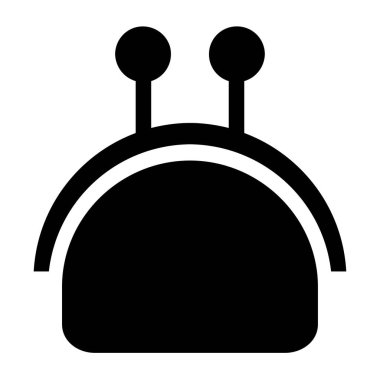 Çanta web simgesi, vektör illüstrasyonu 