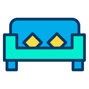 Beyaz arkaplanda basit vektör simgesi