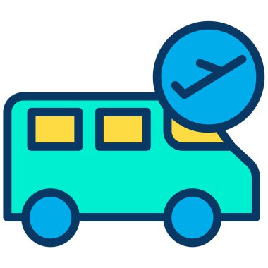 Basit uçuş simgesi, vektör illüstrasyonu