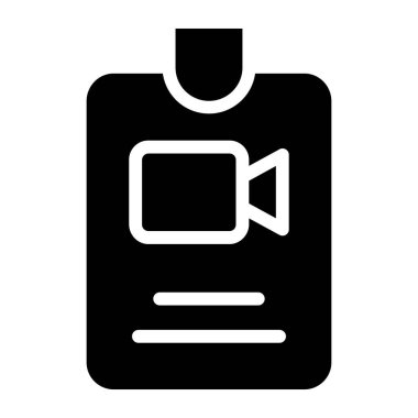 Beyazda izole edilmiş minimalist vektör simgesine bas 