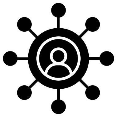 ağ web simgesi, vektör çizim