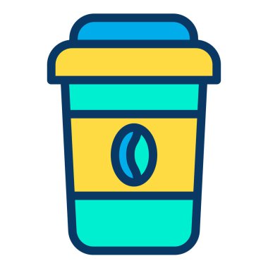 Kahve fincanı. Basit tasarım