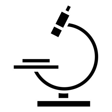 Bilim mikroskobu. vektör illüstrasyonu