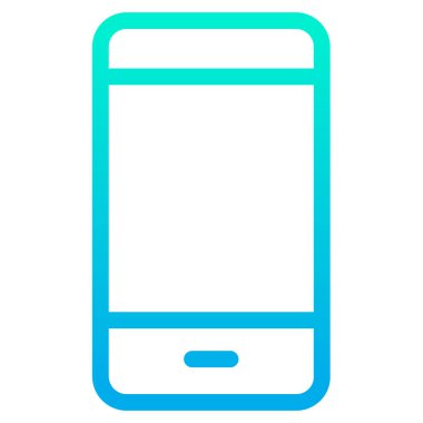 Smartphone Simgesi, vektör illüstrasyonu