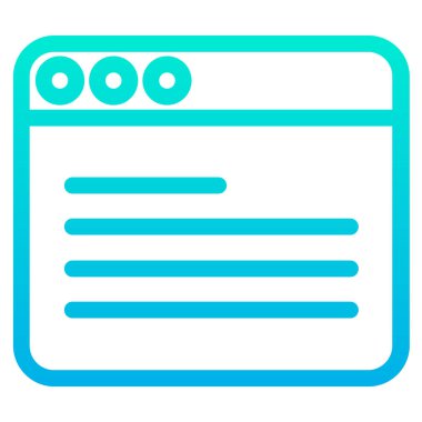 Belge. Web simgesi basit illüstrasyon