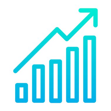 iş grafiği vektör illüstrasyonu