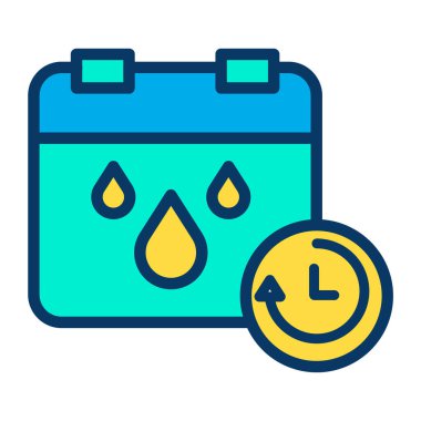 Çöp kovası basit simgesi, vektör illüstrasyonu