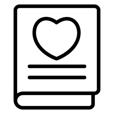 Kitap. Web simgesi basit illüstrasyon