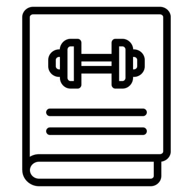 Kitap. Web simgesi basit illüstrasyon