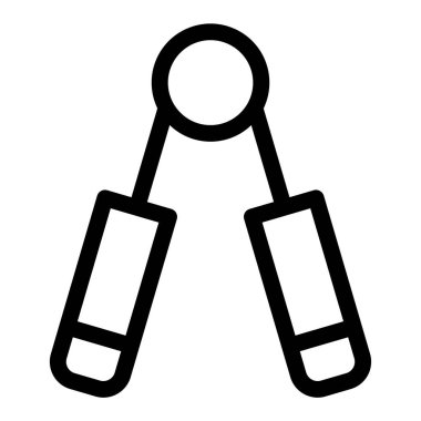 Kişisel ve ticari tema için spor salonu genişletme simgesi tasarımı, vektör illüstrasyonu.