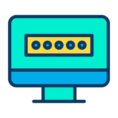 bilgisayar simgesi, vektör illüstrasyonu