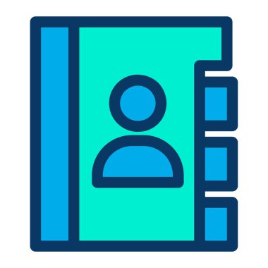 kitap simgesi, vektör illüstrasyonu